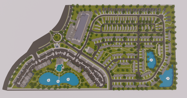 Residences at Blackwell Site-Dev rendering